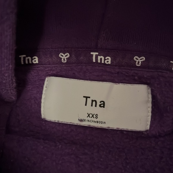TNA Purple Hoodie | Size XXS - Picture 2 of 3